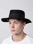 Шляпа CHRISTYS арт. CAMDEN LOCK cso100306 (черный)
